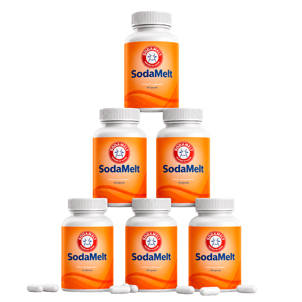 SodaMelt 6-bottle pack with capsules